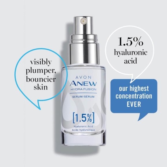 **AVON* Anew Hydra Fusion Serum w/ 1.5% Hyaluronic Acid Size 1 fl. oz. - Picture 4 of 4